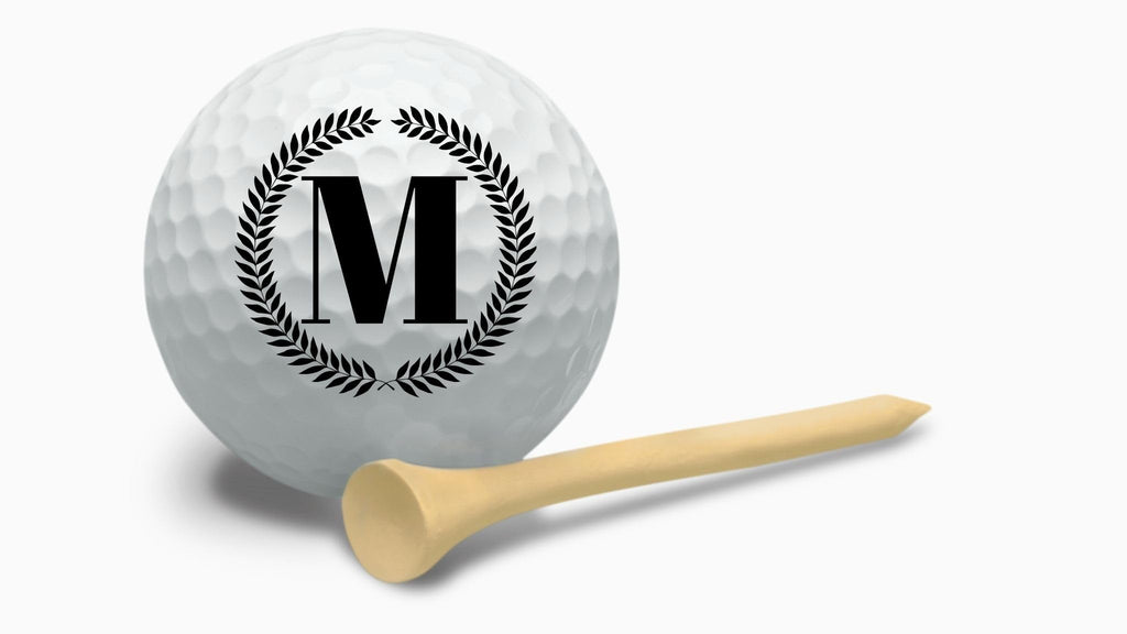 Golf Balls - Laurel Leaves Golf Balls, Beautiful Designs. Multiple Designs Golf Ball for Gifts & Accessories. Includes Balls,Towel,Divot. 12 Pack