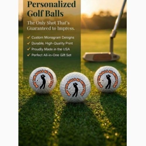 May The Ball Be With You Golf Gift Set