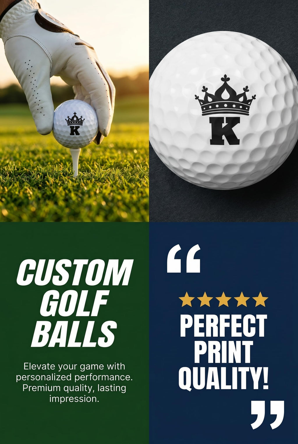 Personalized Golf Balls, Initial Golf Balls Beautiful Designs. Multiple Designs Monogrammed Golf Gifts & Accessories. Includes Balls,Towel,Divot. Pick Yours 12each