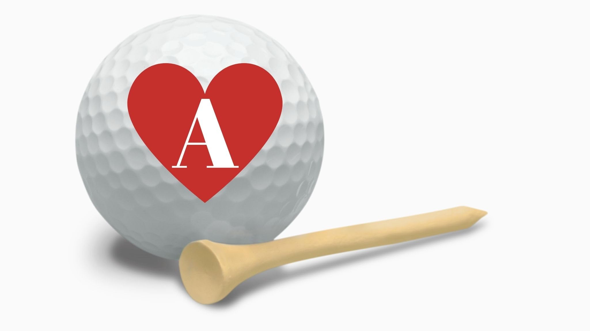 Red Heart Custom Golf Gift Set