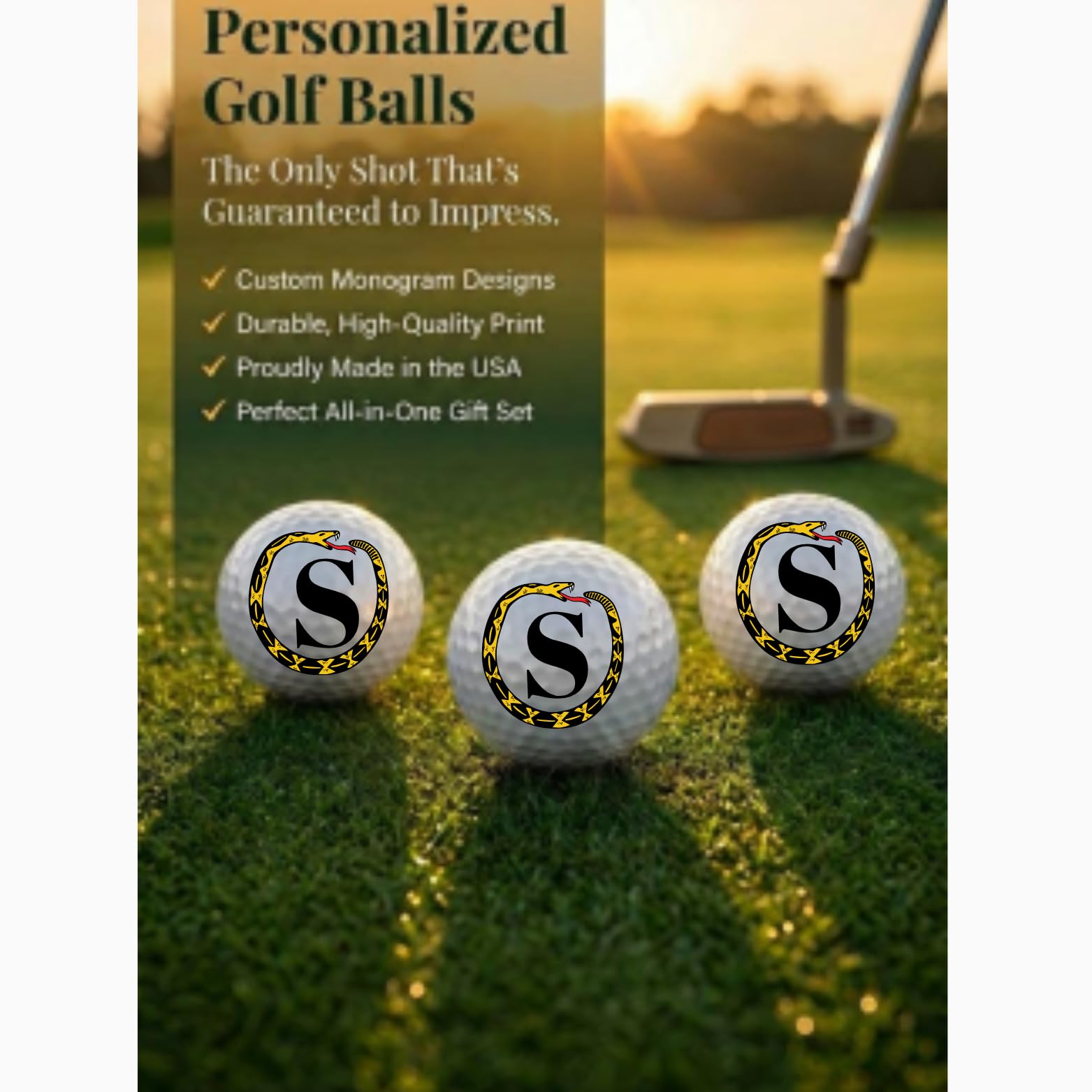 Golf Balls - Don't T ME Golf Balls, Beautiful Designs. Multiple Designs Golf Ball for Gifts & Accessories. Includes Balls,Towel,Divot. 12 Pack