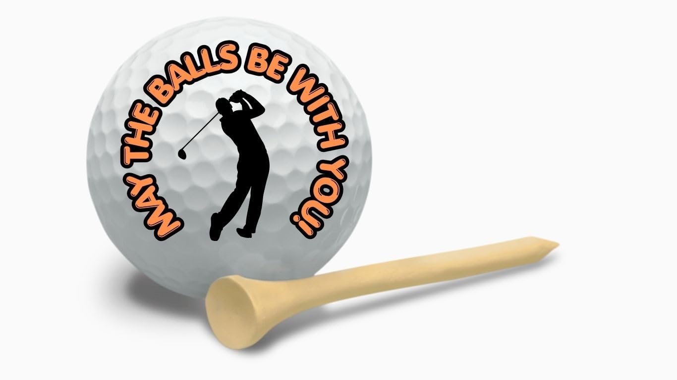 May The Ball Be With You Golf Gift Set