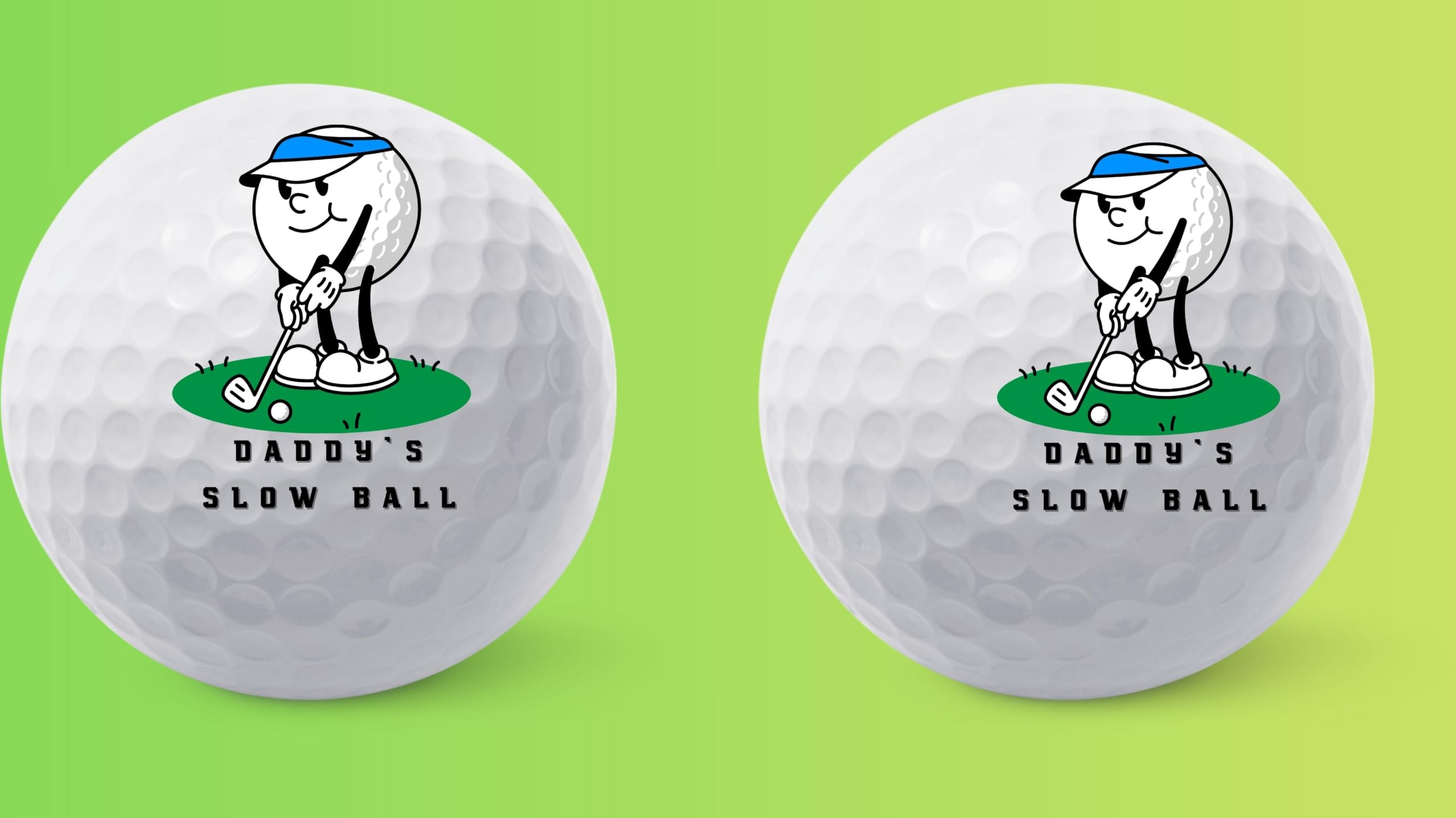 Golf Balls - Daddy's Golf Balls, Beautiful Designs. Multiple Designs Golf Ball for Gifts & Accessories. Includes Balls,Towel,Divot. Pick Yours 12each