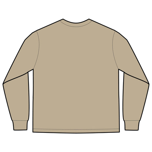 Beware of Dog Emblem Long Sleeve tee | Vintage Watchdog Logo
