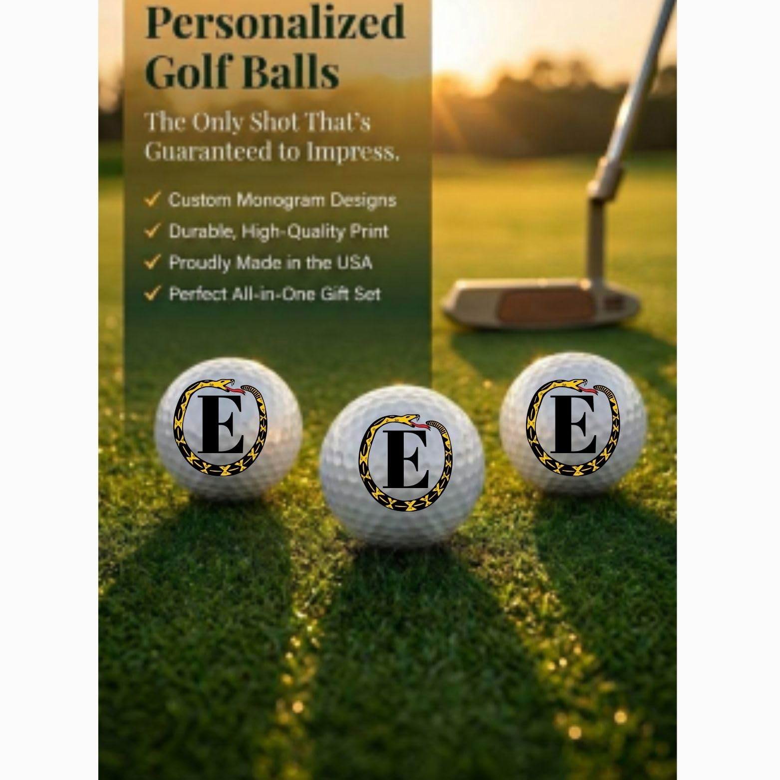 Golf Balls - Don't T ME Golf Balls, Beautiful Designs. Multiple Designs Golf Ball for Gifts & Accessories. Includes Balls,Towel,Divot. 12 Pack