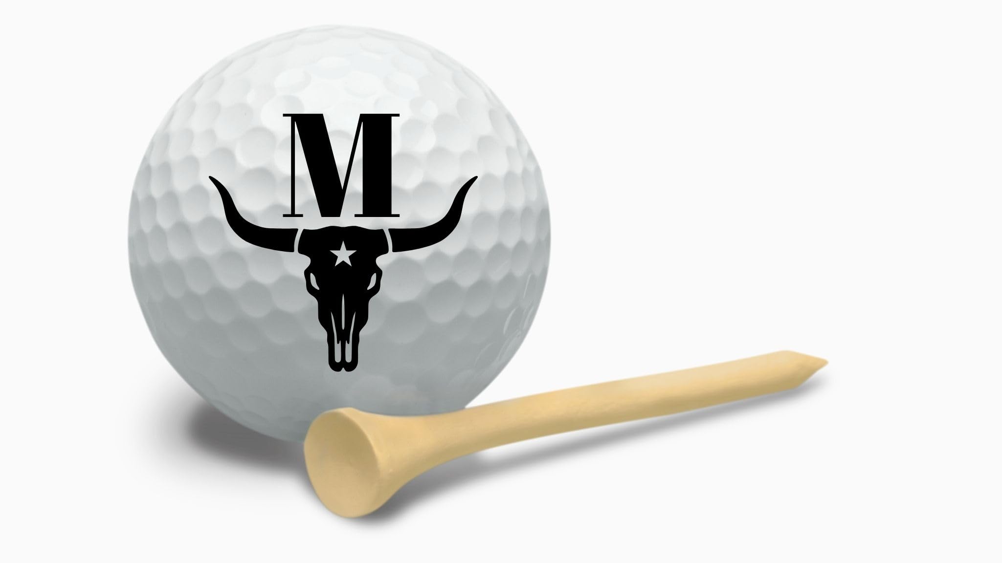 Golf Balls - Longhorn Golf Balls, Beautiful Designs. Multiple Designs Golf Ball for Gifts & Accessories. Includes Balls,Towel,Divot. 12 Pack