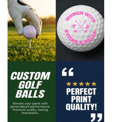 Women's Personalized Golf Balls, 12-Pack