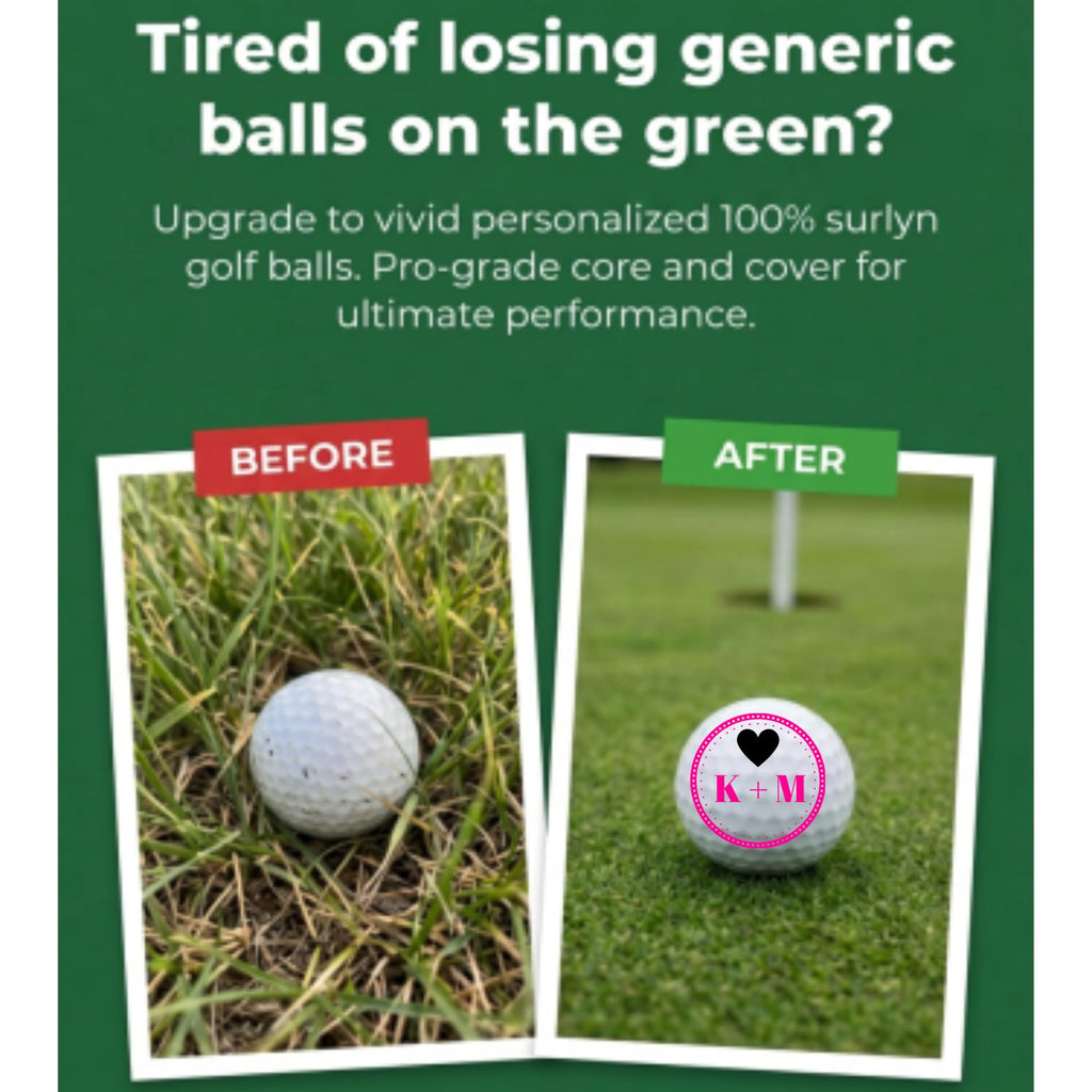 Women Golf Balls - Golf-Clubs Golf Balls for Woman, Beautiful Designs. Multiple Designs Golf Ball for Gifts & Accessories. Includes Balls,Towel,Divot. 12 Pack