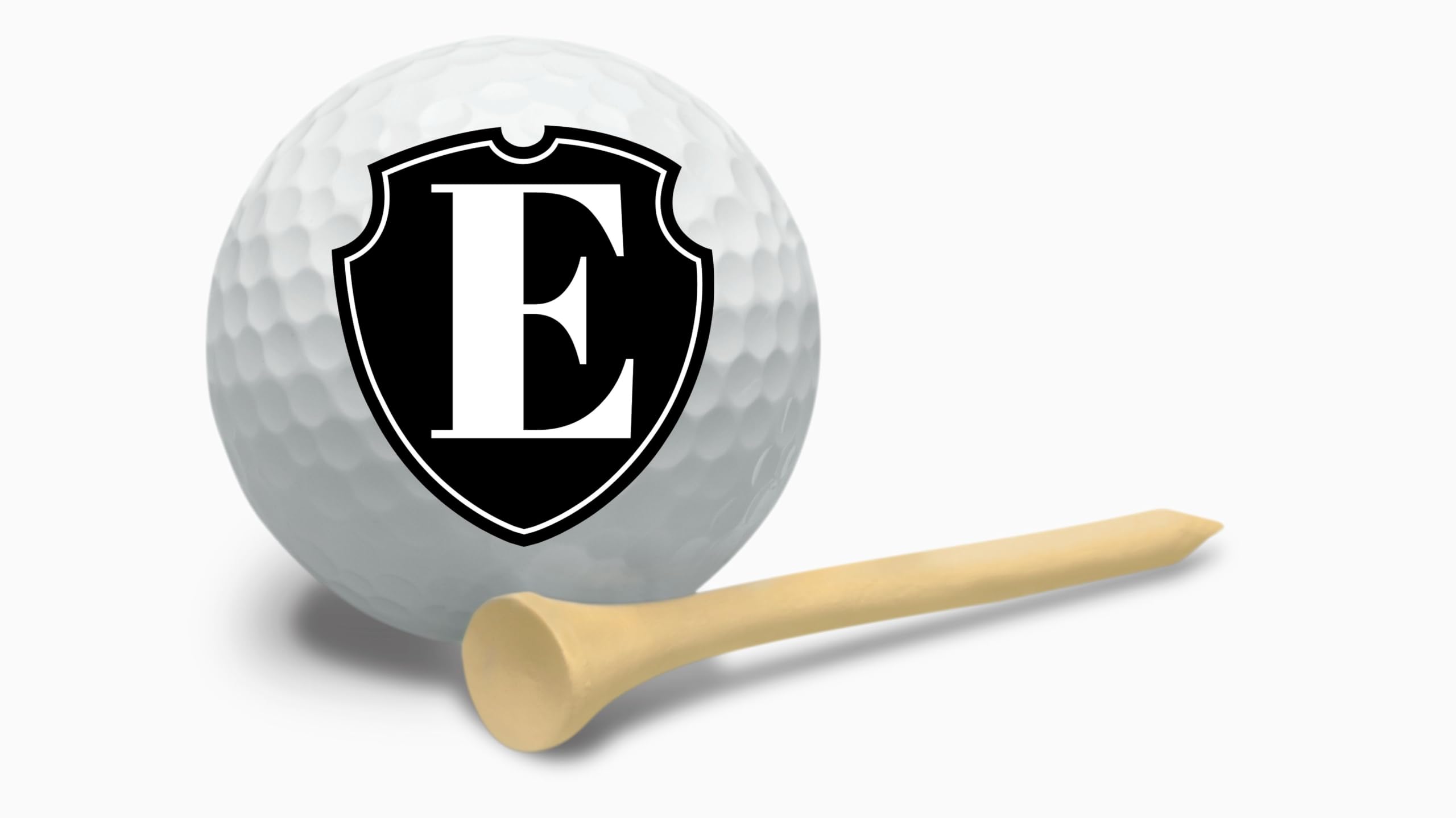 Golf Balls - Black Shield Golf Balls, Beautiful Designs. Multiple Designs Golf Ball for Gifts & Accessories. Includes Balls,Towel,Divot. 12 Pack