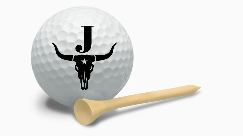 Golf Balls - Longhorn Golf Balls, Beautiful Designs. Multiple Designs Golf Ball for Gifts & Accessories. Includes Balls,Towel,Divot. 12 Pack