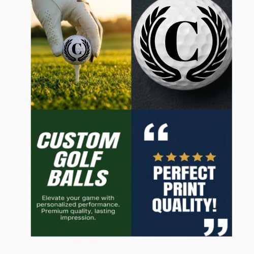 Golf Balls - Black-Wings Golf Balls, Beautiful Designs. Multiple Designs Golf Ball for Gifts & Accessories. Includes Balls,Towel,Divot. 12 Pack
