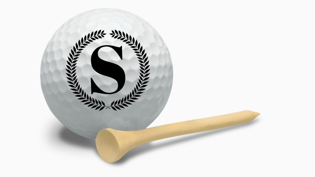 Golf Balls - Laurel Leaves Golf Balls, Beautiful Designs. Multiple Designs Golf Ball for Gifts & Accessories. Includes Balls,Towel,Divot. 12 Pack