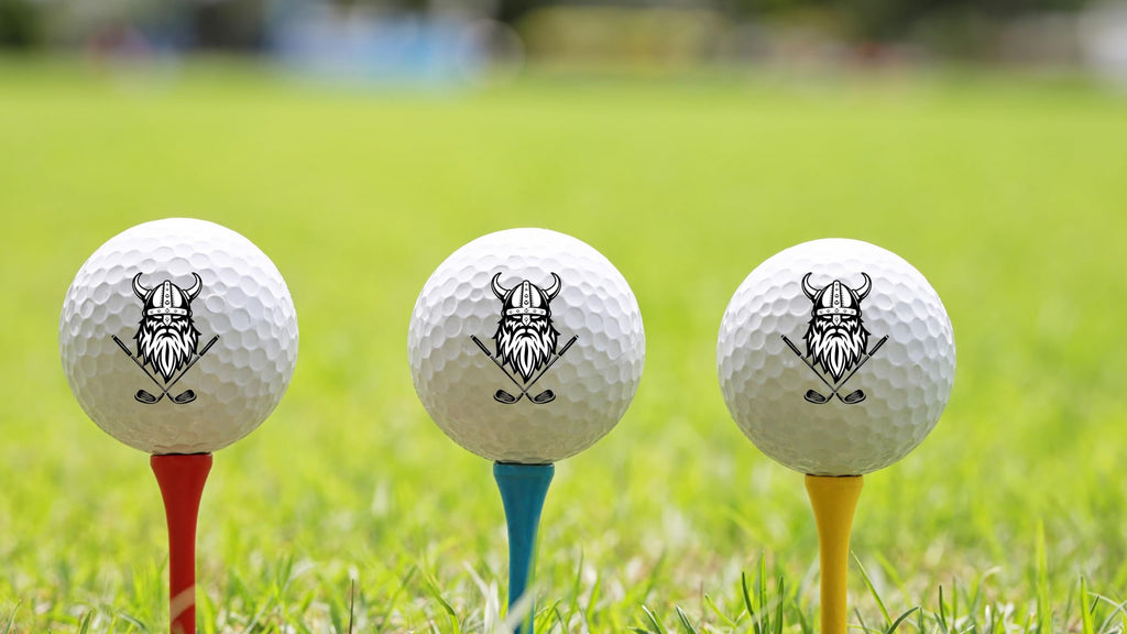 Golf Balls - Viking Golf Balls, Beautiful Designs. Multiple Designs Golf Ball for Gifts & Accessories. Includes Balls,Towel,Divot. Pick Yours 12each