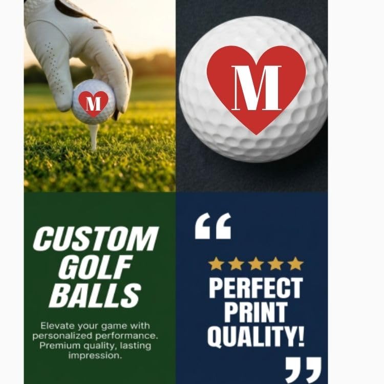 Red Heart Custom Golf Gift Set
