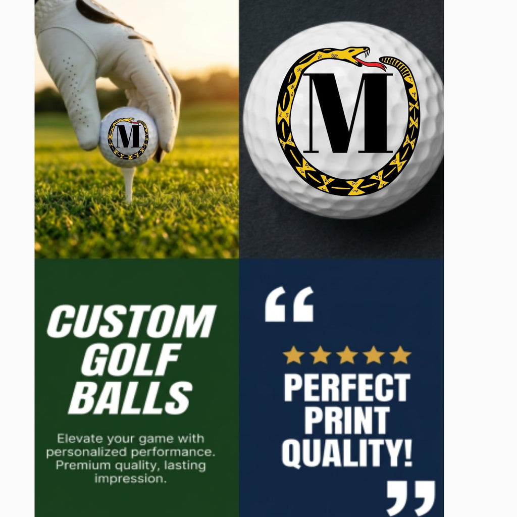Golf Balls - Don't T ME Golf Balls, Beautiful Designs. Multiple Designs Golf Ball for Gifts & Accessories. Includes Balls,Towel,Divot. 12 Pack