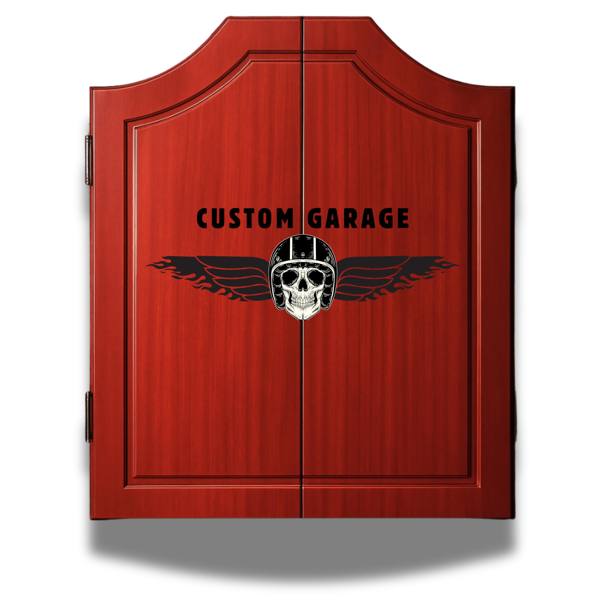 UV Printed Dart Board Cabinet Set Wooden Dartboard Cabinet for Family Game Rooms