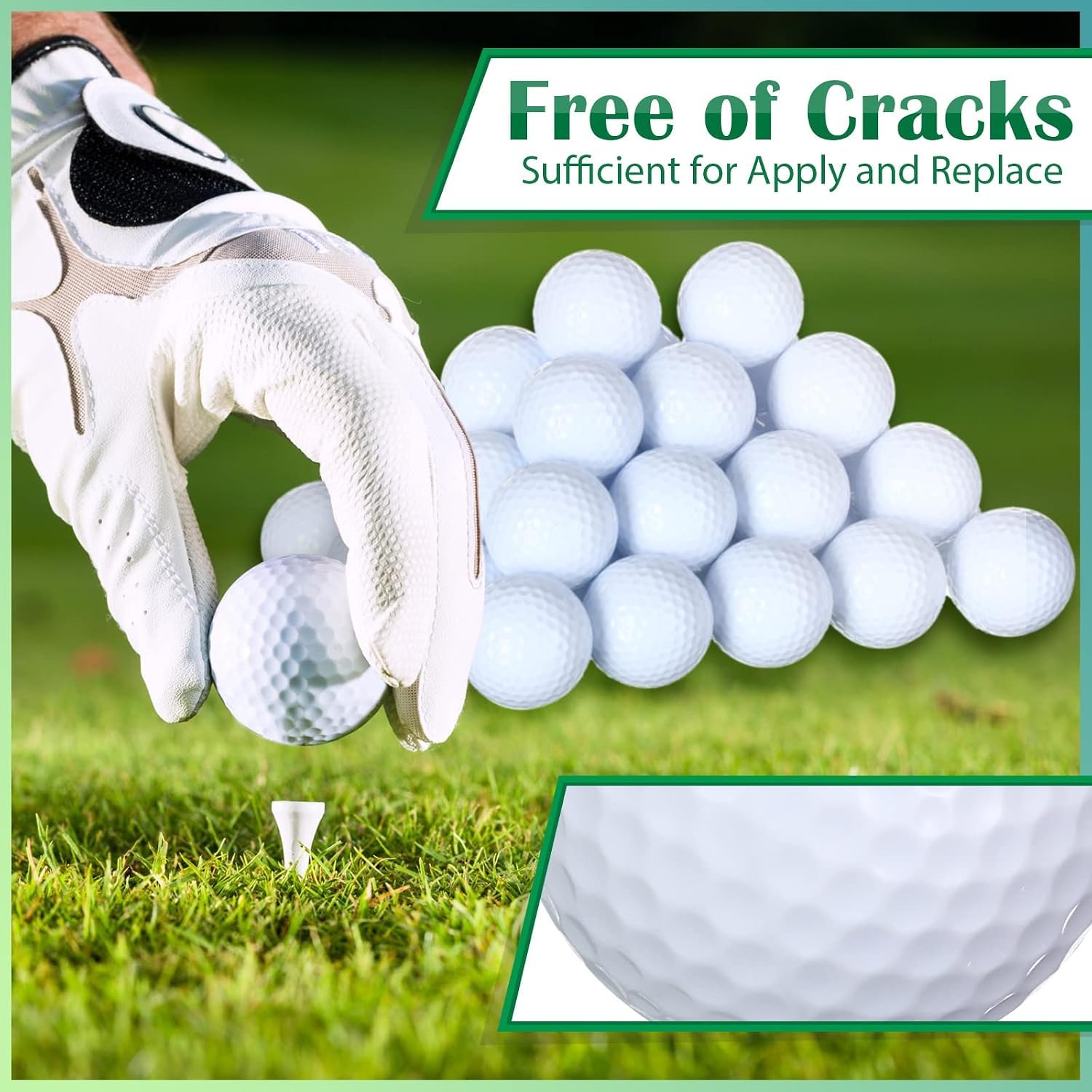 50 Pcs Practice Golf Balls Bulk 45g Solid Rubber Golf Training Balls High Bounce Performance for Hit Away Swing Driving Range Indoor Outdoor Training Balls