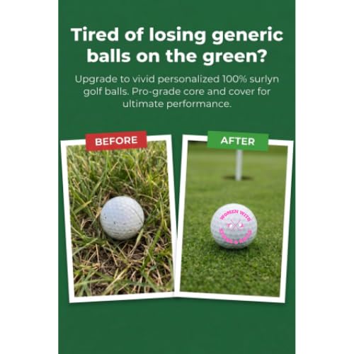 Women's Personalized Golf Balls, 12-Pack