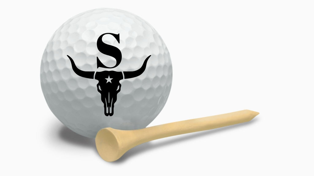 Golf Balls - Longhorn Golf Balls, Beautiful Designs. Multiple Designs Golf Ball for Gifts & Accessories. Includes Balls,Towel,Divot. 12 Pack