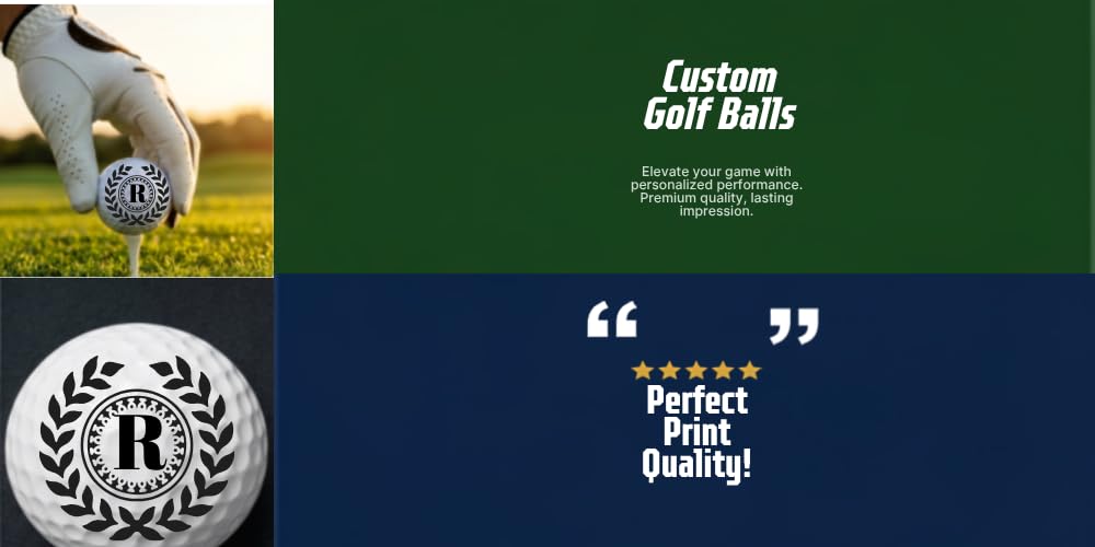 Golf Balls - Wreath Leaves Golf Balls, Beautiful Designs. Multiple Designs Golf Ball for Gifts & Accessories. Includes Balls,Towel,Divot. 12 Pack