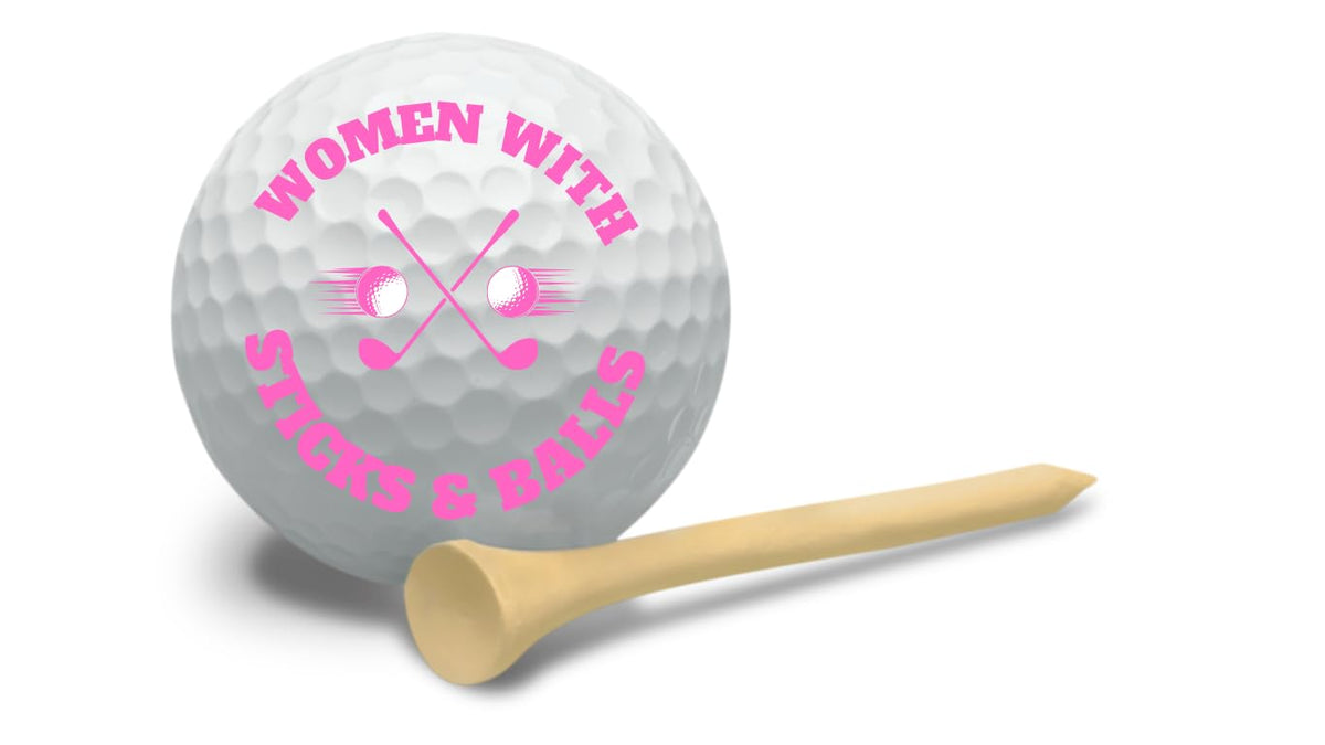 Women's Personalized Golf Balls, 12-Pack