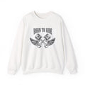 Born to Ride piston wings Sweatshirt | Motorcycle biker crewneck