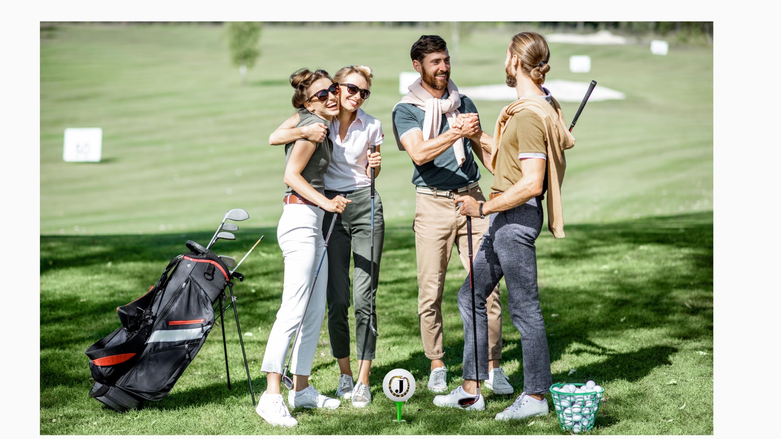 Golf Balls - Don't T ME Golf Balls, Beautiful Designs. Multiple Designs Golf Ball for Gifts & Accessories. Includes Balls,Towel,Divot. 12 Pack
