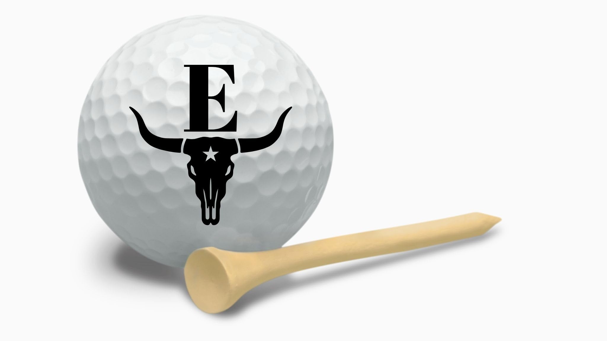 Golf Balls - Longhorn Golf Balls, Beautiful Designs. Multiple Designs Golf Ball for Gifts & Accessories. Includes Balls,Towel,Divot. 12 Pack