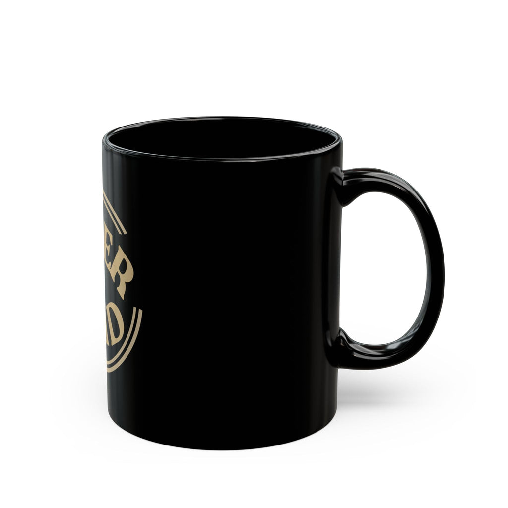 Super Dad Logo Mug | Black Ceramic Coffee Mug
