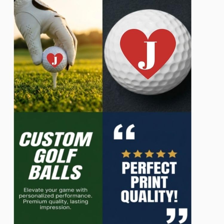 Red Heart Custom Golf Gift Set