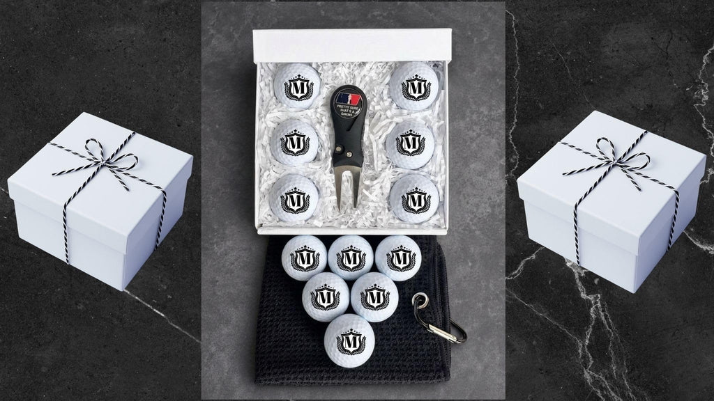 White Shield Custom Golf Gift Set