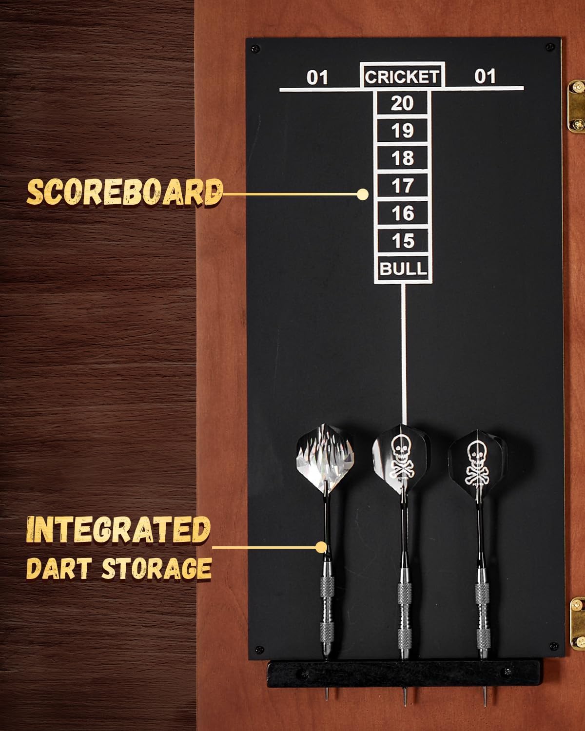 Personalized Dartboard Cabinet Gift Set