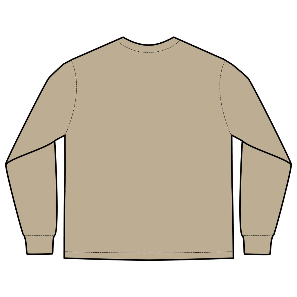Beware of Dog Emblem Long Sleeve tee | Vintage Watchdog Logo