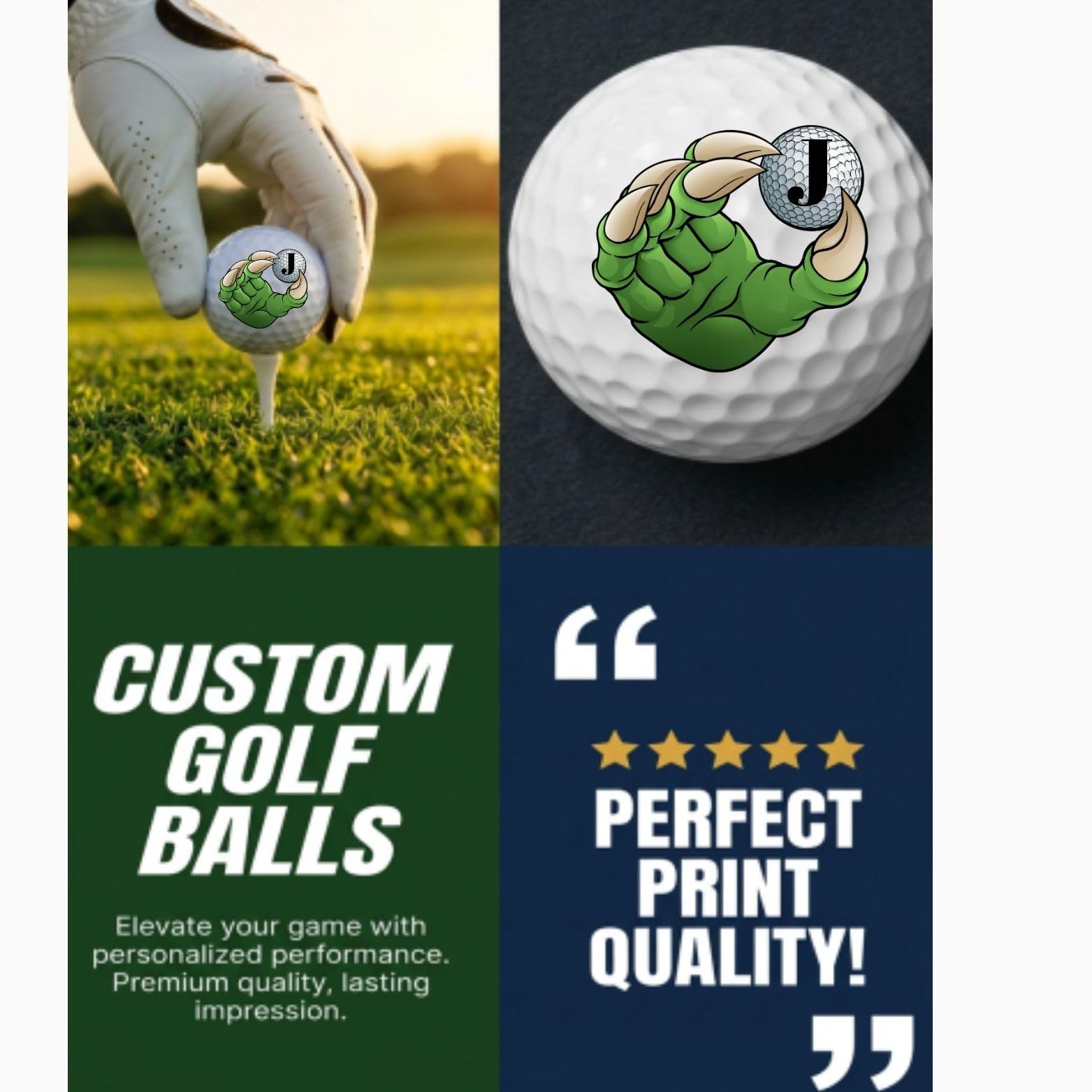 Green Monster Custom Golf Gift Set