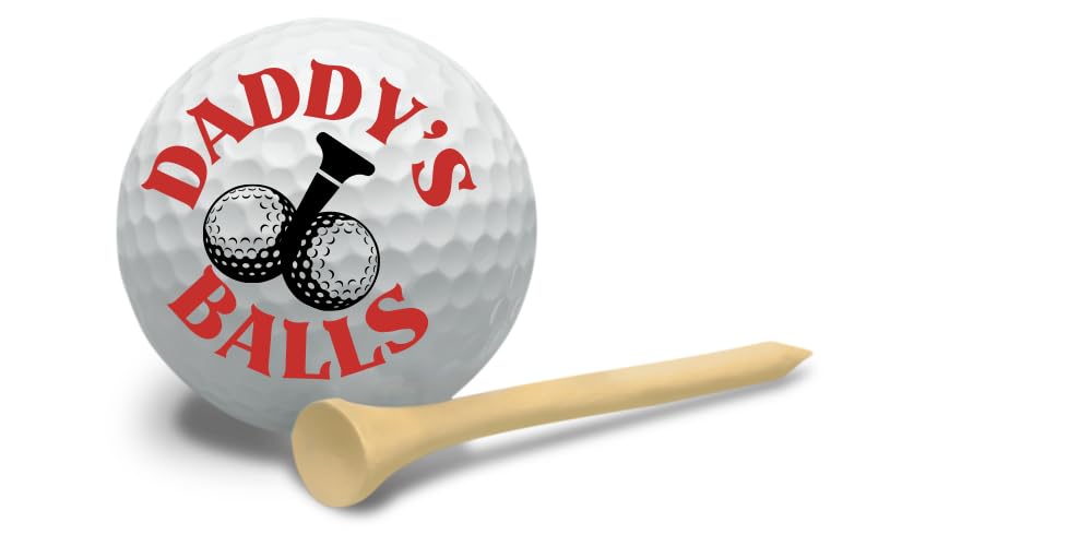 Golf Balls - Daddy's Golf Balls, Beautiful Designs. Multiple Designs Golf Ball for Gifts & Accessories. Includes Balls,Towel,Divot. Pick Yours 12each