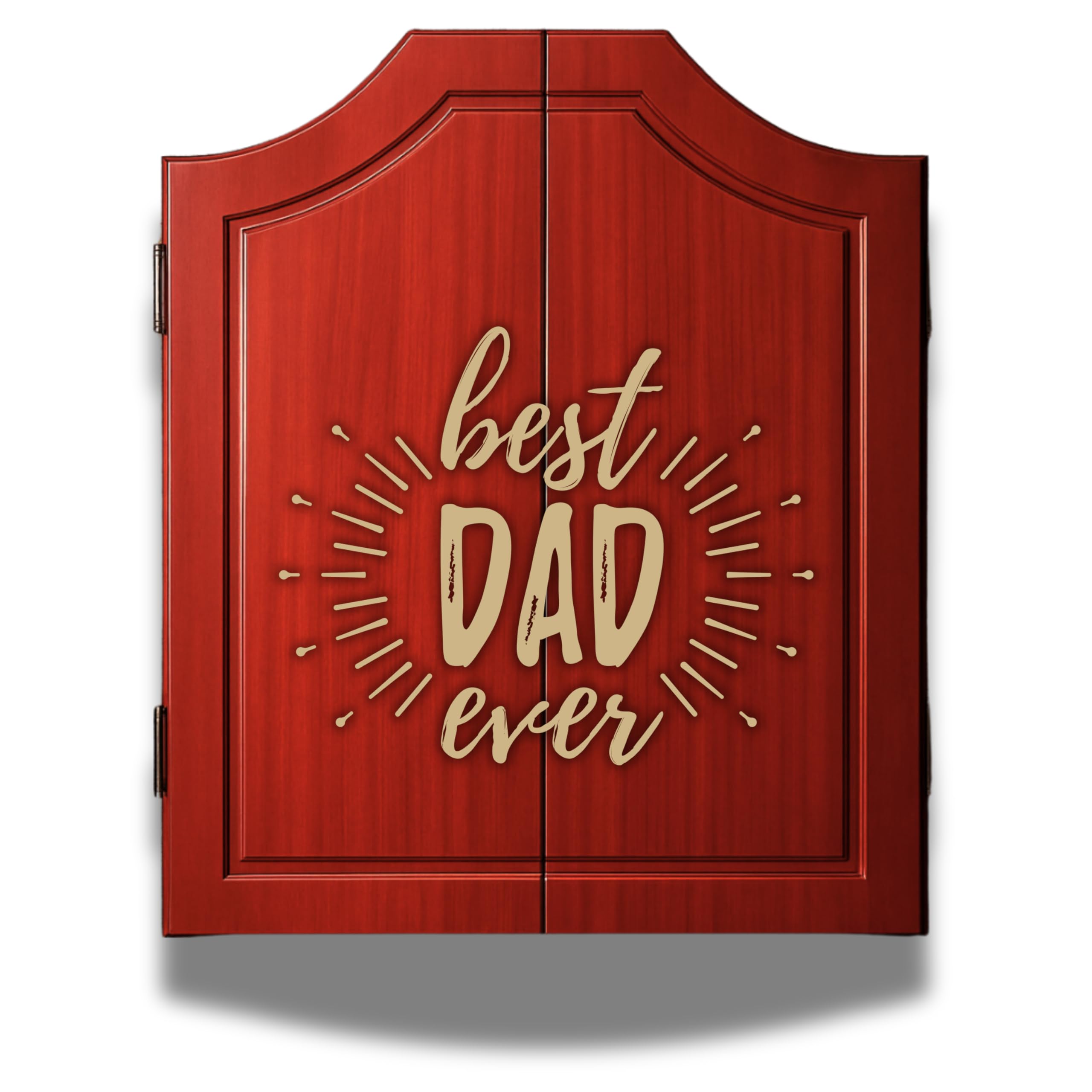 UV Printed Dart Board Cabinet Set Wooden Dartboard Cabinet for UV Printed