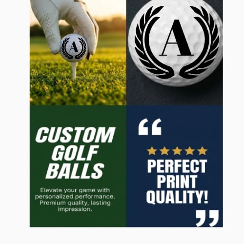 Golf Balls - Black-Wings Golf Balls, Beautiful Designs. Multiple Designs Golf Ball for Gifts & Accessories. Includes Balls,Towel,Divot. 12 Pack