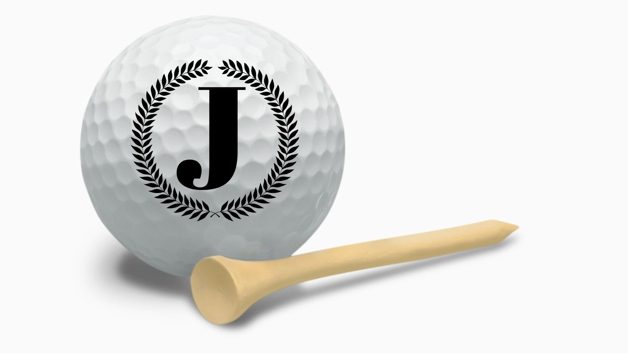Golf Balls - Laurel Leaves Golf Balls, Beautiful Designs. Multiple Designs Golf Ball for Gifts & Accessories. Includes Balls,Towel,Divot. 12 Pack