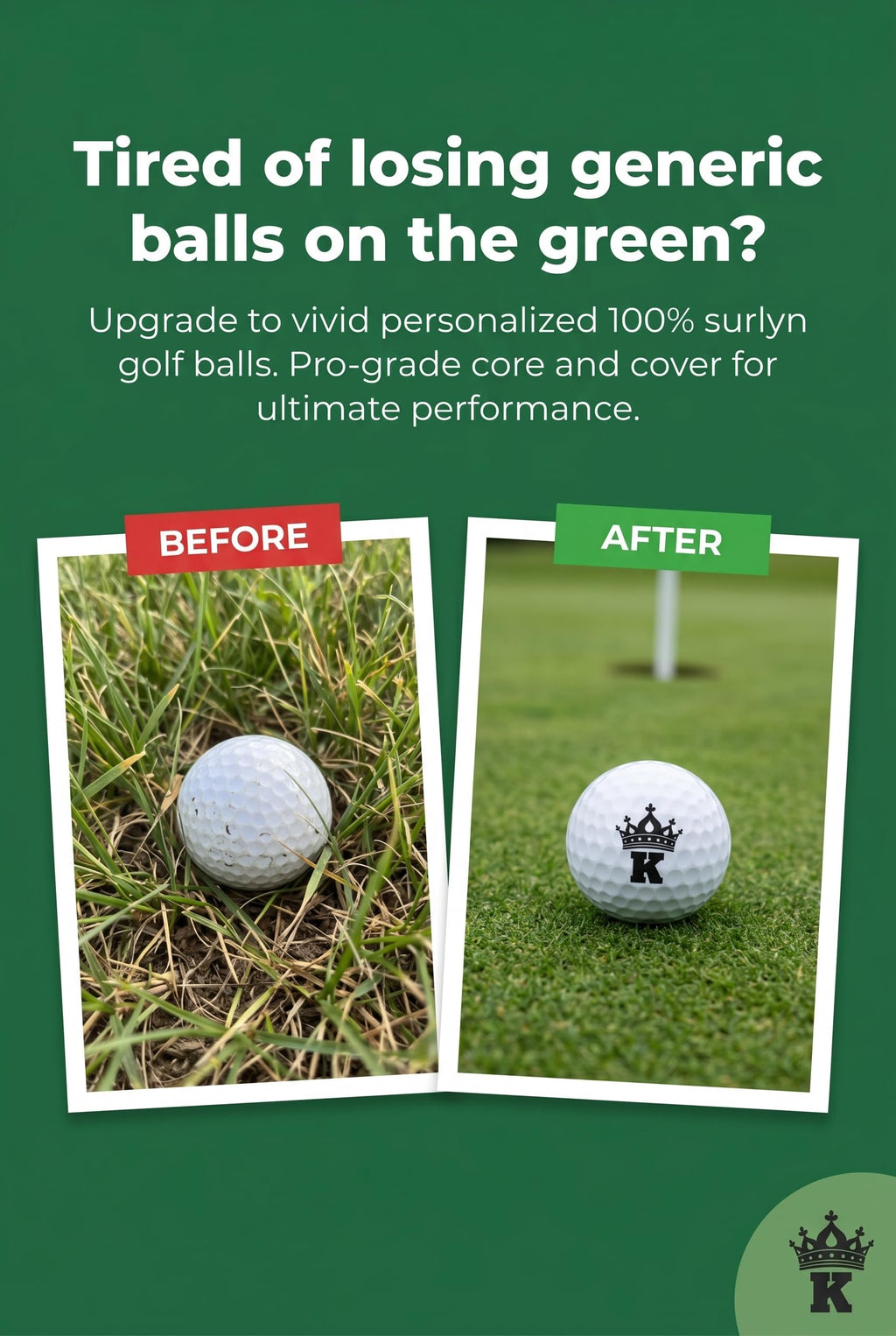 Personalized Golf Balls, Initial Golf Balls Beautiful Designs. Multiple Designs Monogrammed Golf Gifts & Accessories. Includes Balls,Towel,Divot. Pick Yours 12each