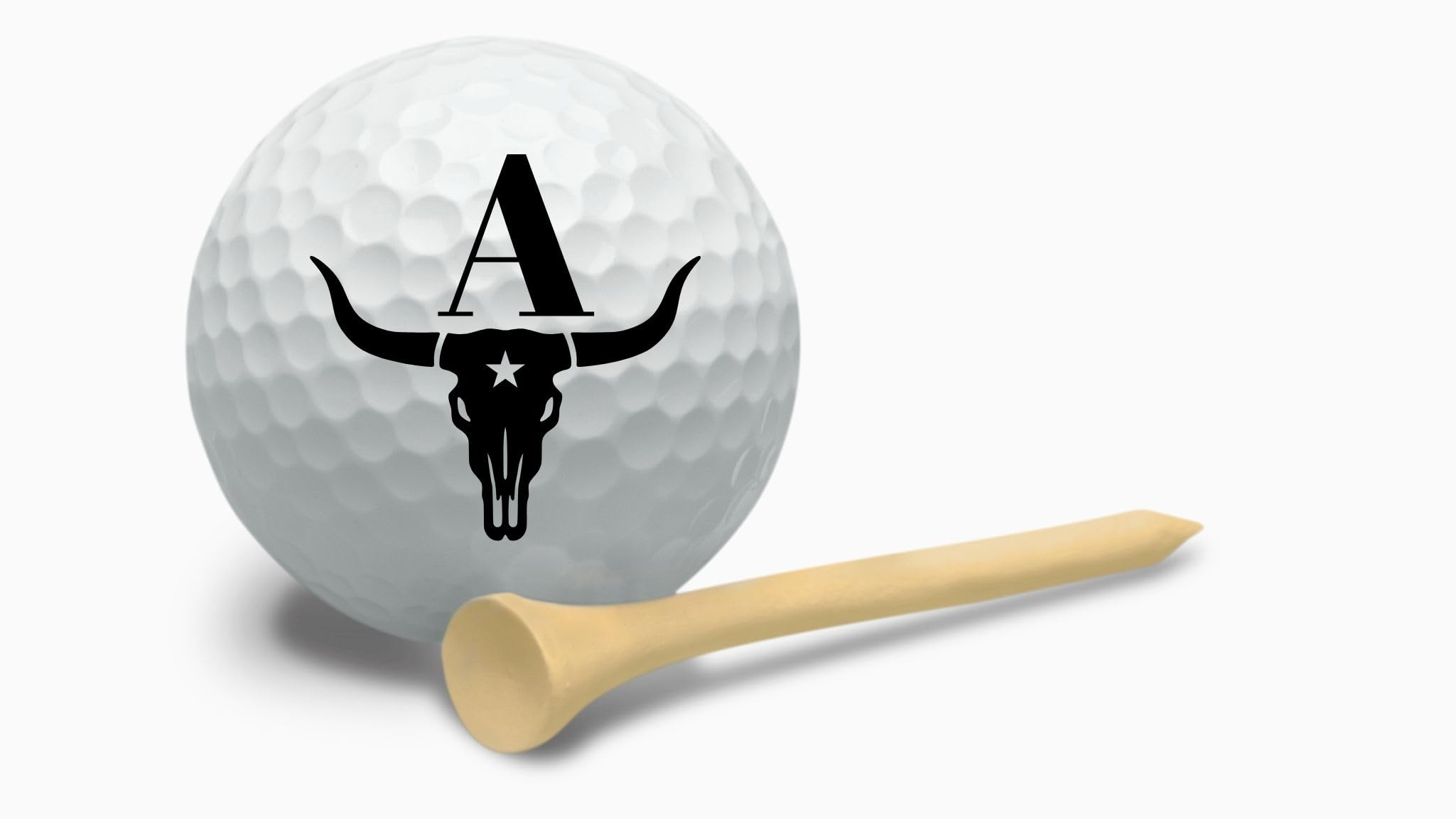 Golf Balls - Longhorn Golf Balls, Beautiful Designs. Multiple Designs Golf Ball for Gifts & Accessories. Includes Balls,Towel,Divot. 12 Pack