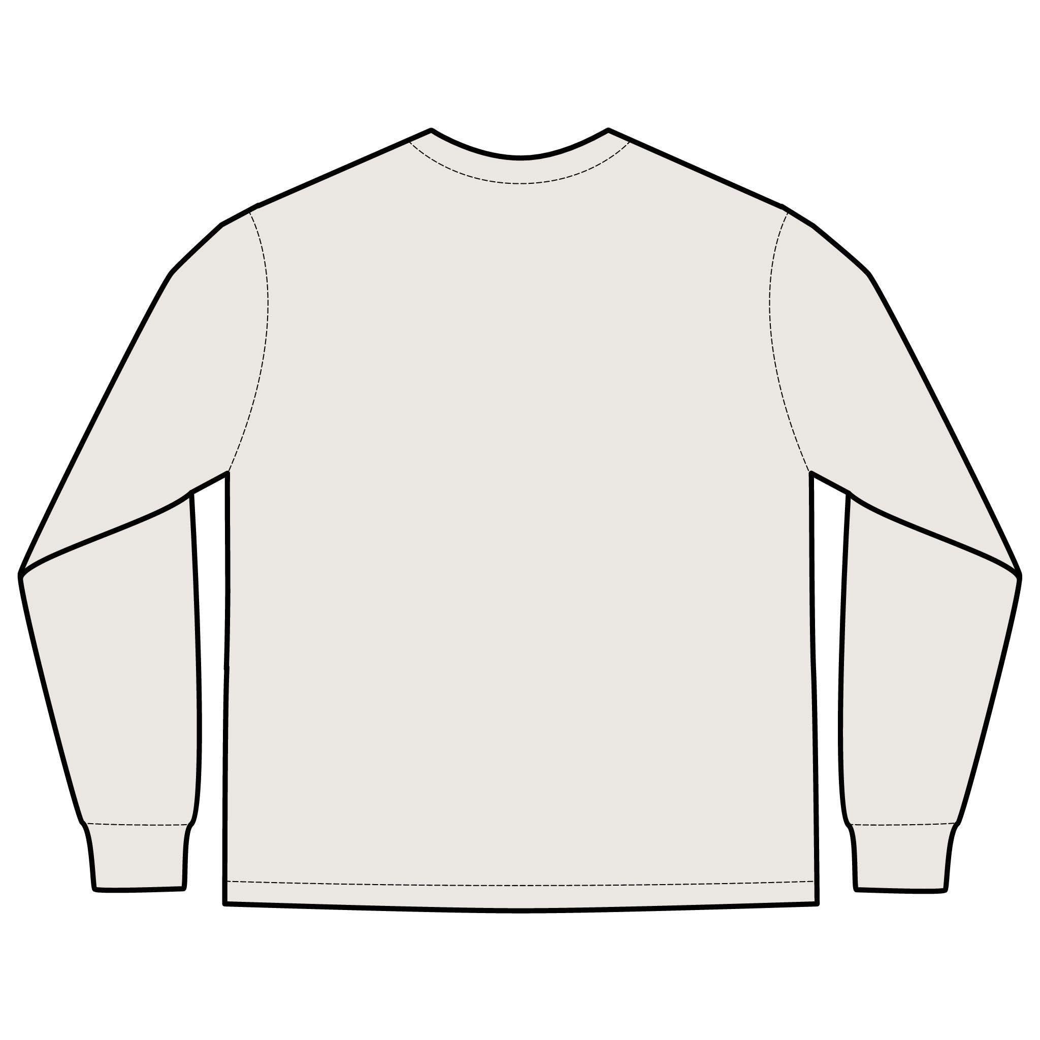 Beware of Dog Emblem Long Sleeve tee | Vintage Watchdog Logo