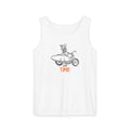 Skull Rider on Motorcycle Life Time Tank top | Biker Skull Illustration